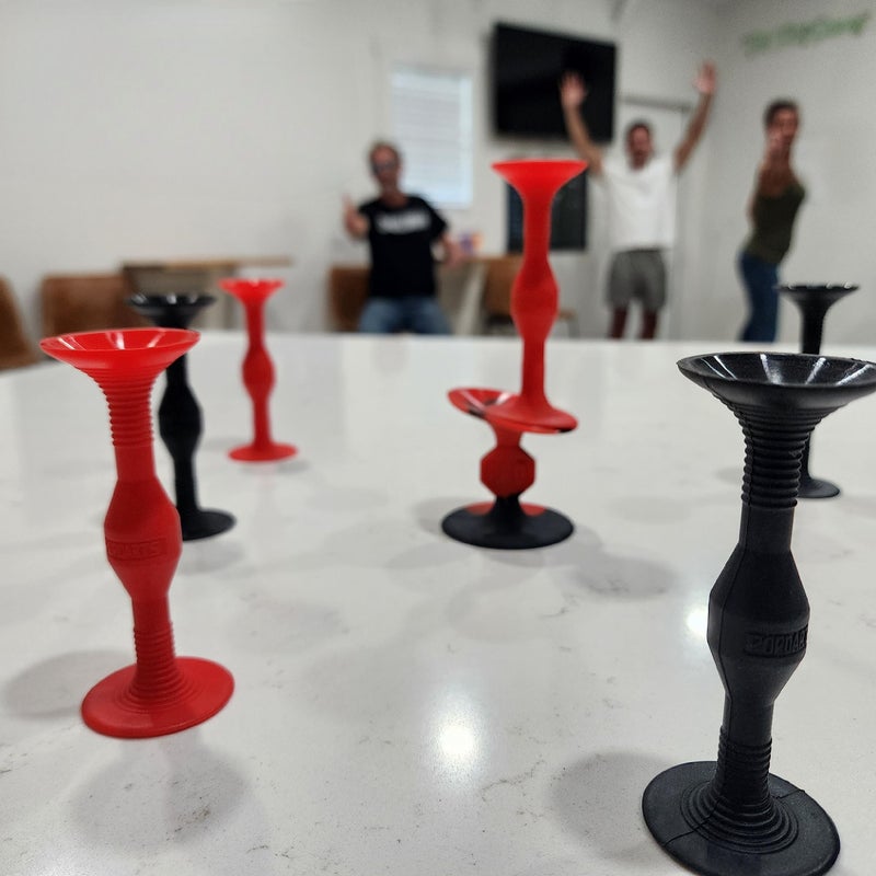 Popdarts PRO Pack Game Set (Red & Black) - Indoor, Outdoor Suction Cup Throwing Game - Competition with a POP - Image 3